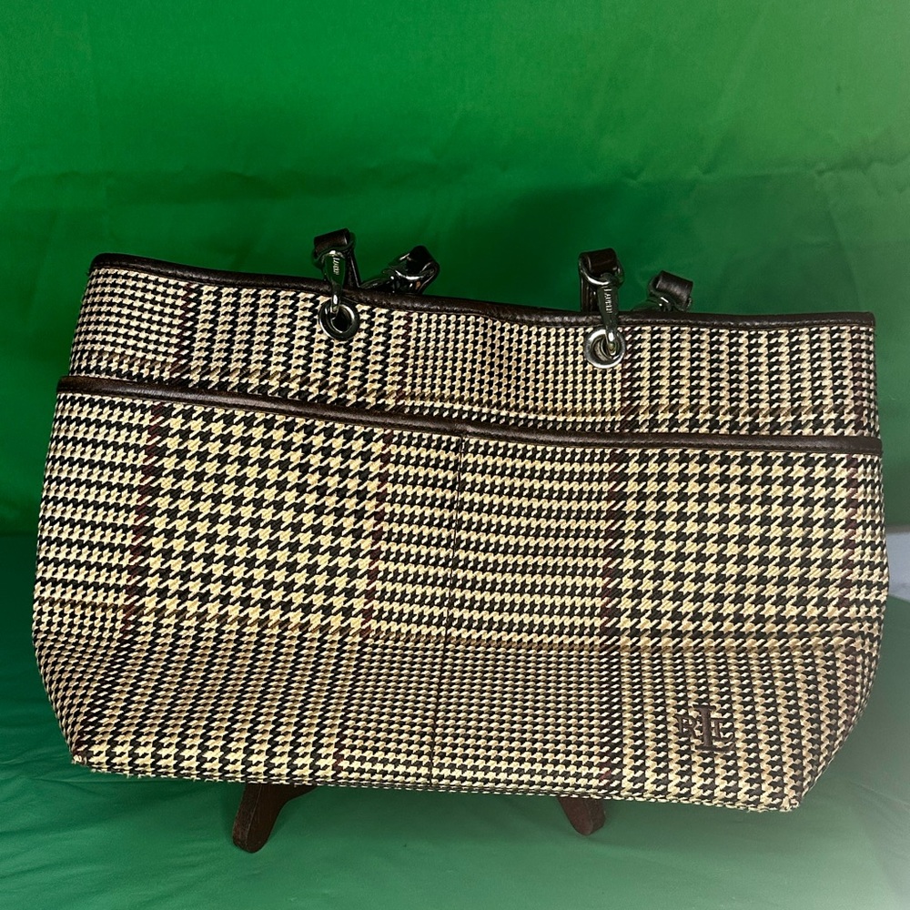 Polo by Ralph Lauren Black and Cream Tote